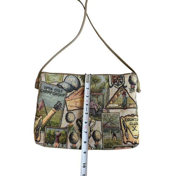 BAGS BY PINKY Country Club Golf Vintage Crossbody Bag - Picture 2 of 8